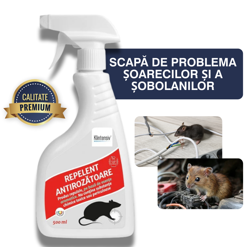 StopRozătoare-Repelent Natural pentru Șoareci și Șobolani 500 ml